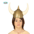 Viking Helm Ossen Hoorns Goud
