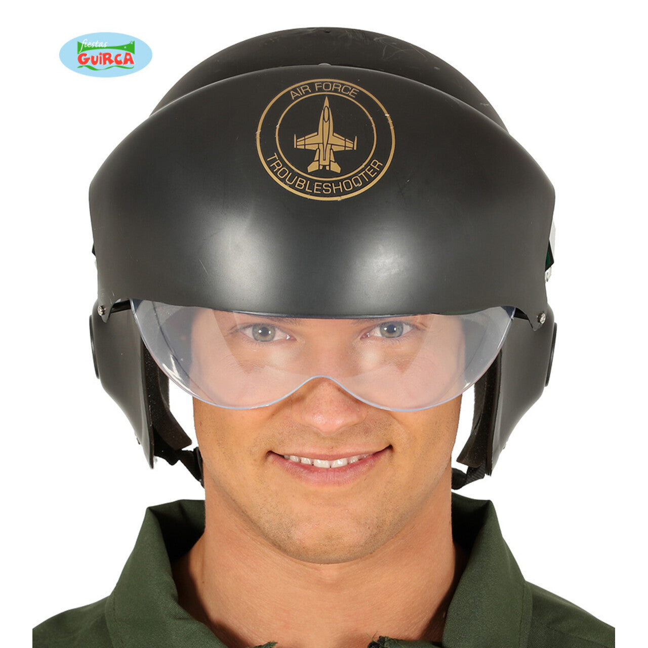 Op deze afbeelding zie je een Accessoires, van het merk Guirca. Professionele Piloten Helm Straaljager