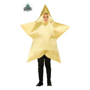Op deze afbeelding zie je een Kostuums, van het merk Guirma. Gouden Kerst Ster Kind Kostuum