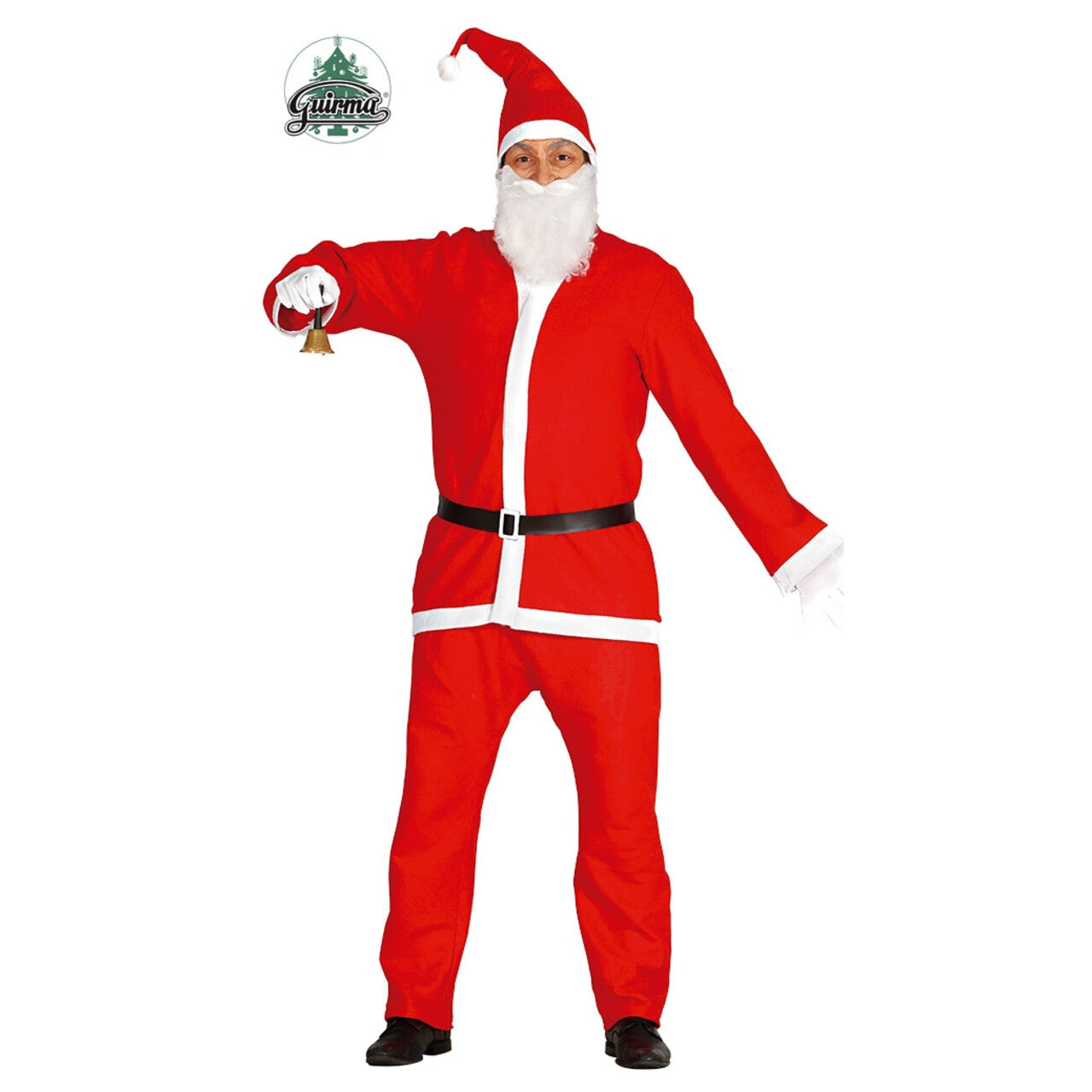 Op deze afbeelding zie je een Kostuums, van het merk Guirma. Kerstman Marcel Kostuum