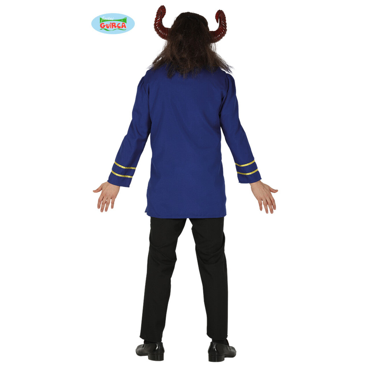 Op deze afbeelding zie je een Kostuums, van het merk Guirca. Blauw Beest Van Belle En Het Sprookje Man Kostuum
