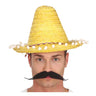 Mexicaane Hoed Stro 33 Cm Geel
