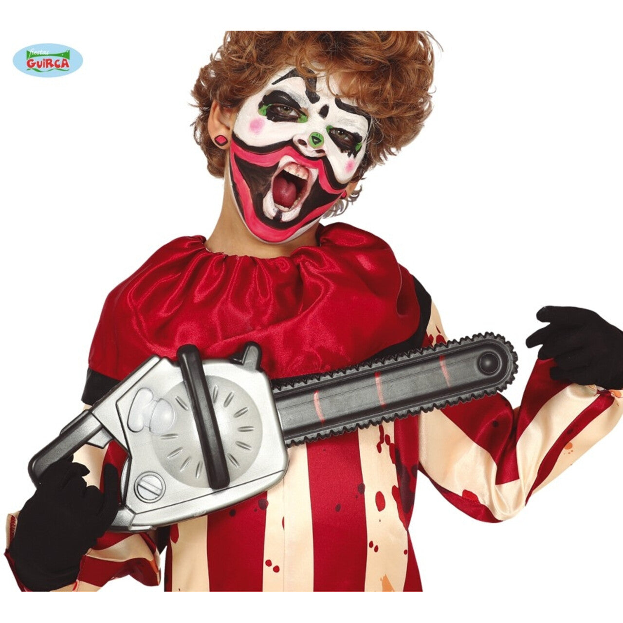 Op deze afbeelding zie je een Accessoires, van het merk Guirca. Kettingzaag Gruwelijk Moord Halloween 44 Centimeter