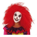 Krankzinnige Rode Clown Pruik