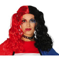 Harley Quin Pruik Zwart Rood