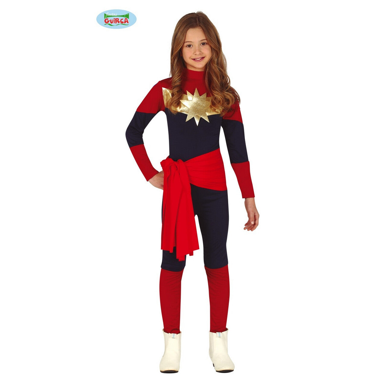 Op deze afbeelding zie je een Kostuums, van het merk Guirca. X-Men Superheld Nina Meisje Kostuum