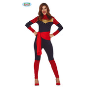 Op deze afbeelding zie je een Kostuums, van het merk Guirca. Superheldin Captain Marvel Stripboek Vrouw Kostuum
