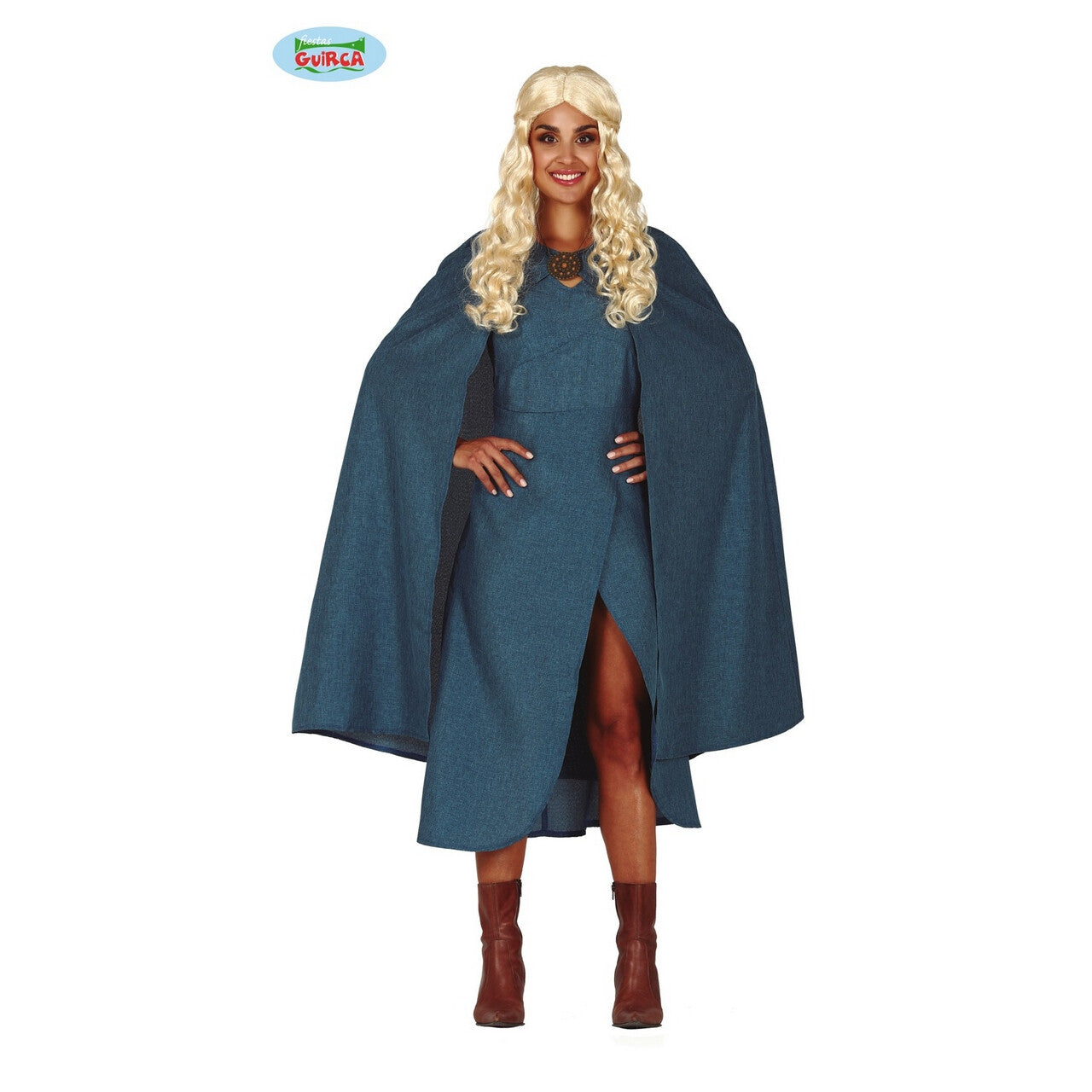 Op deze afbeelding zie je een Kostuums, van het merk Guirca. Khaleesi Game Of Thrones Vrouw Kostuum