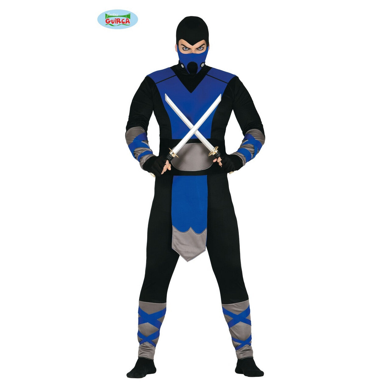 Op deze afbeelding zie je een Kostuums, van het merk Guirca. Flitsende Minecraft Ninja Man Kostuum