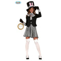 Witte Konijn Alice In Wonderland Hatter Vrouw Kostuum