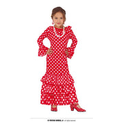 Op deze afbeelding zie je een Kostuums, van het merk Guirca. Spaanse Flamenco Danseres Maya Meisje Kostuum