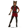 Rebelse Punk Wolf Vrouw Kostuum