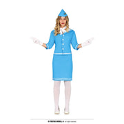 Op deze afbeelding zie je een Kostuums, van het merk Guirca. Stewardess Vlucht Assistente Prive Vliegtuig Vrouw Kostuum
