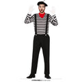 Meester Van De Gebarentaal Mime Man Kostuum