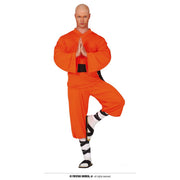 Op deze afbeelding zie je een Kostuums, van het merk Guirca. Martial Art Shaolin Monnik Man Kostuum