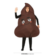 Op deze afbeelding zie je een Kostuums, van het merk Guirca. Emoticon Poepie Stinkerd Kostuum