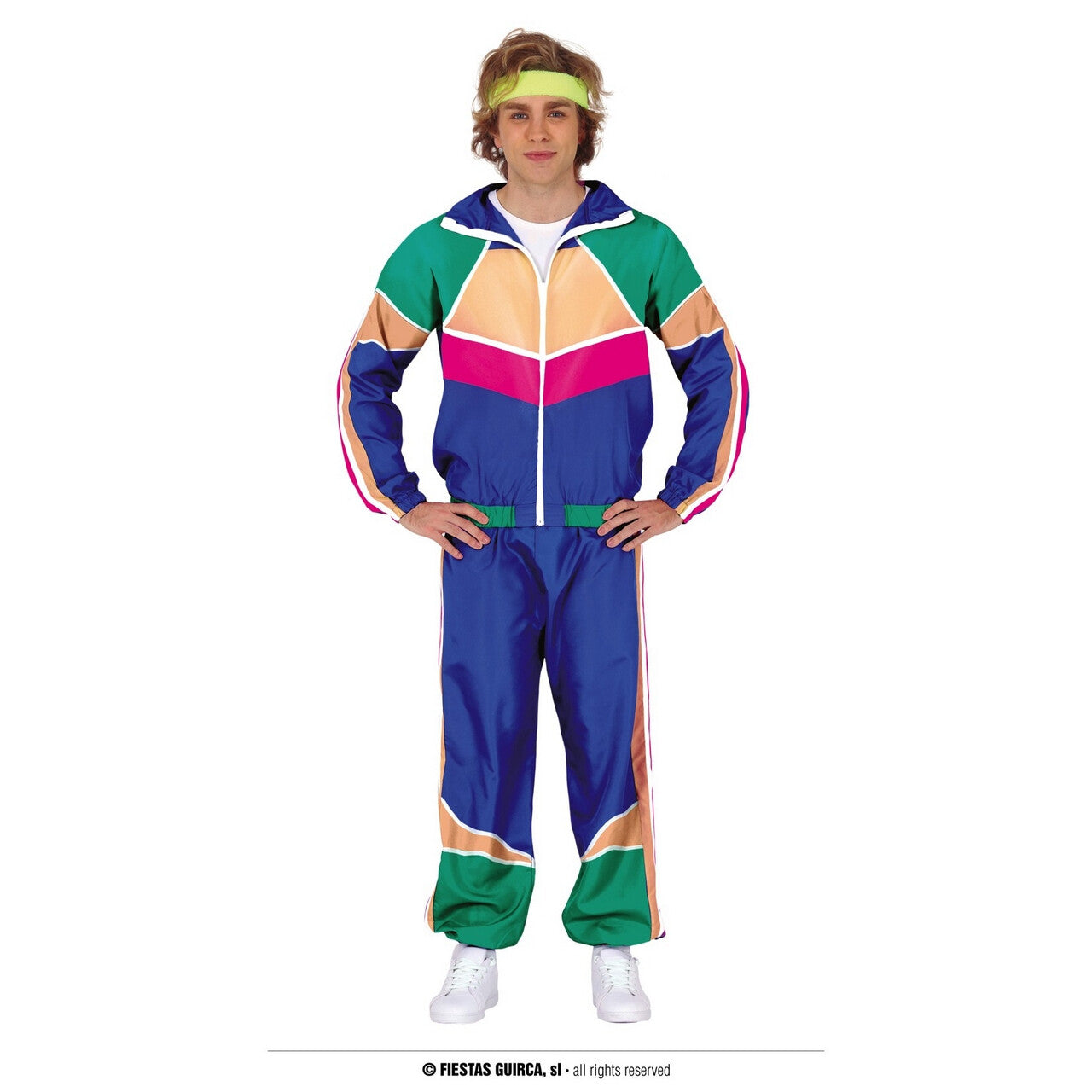 Op deze afbeelding zie je een Kostuums, van het merk Guirca. Voel Je Fit Trainingspak Blauw Ivar Man Kostuum