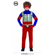 Op deze afbeelding zie je een Kostuums, van het merk Guirca. Stoere Space Superhero Kind Kostuum