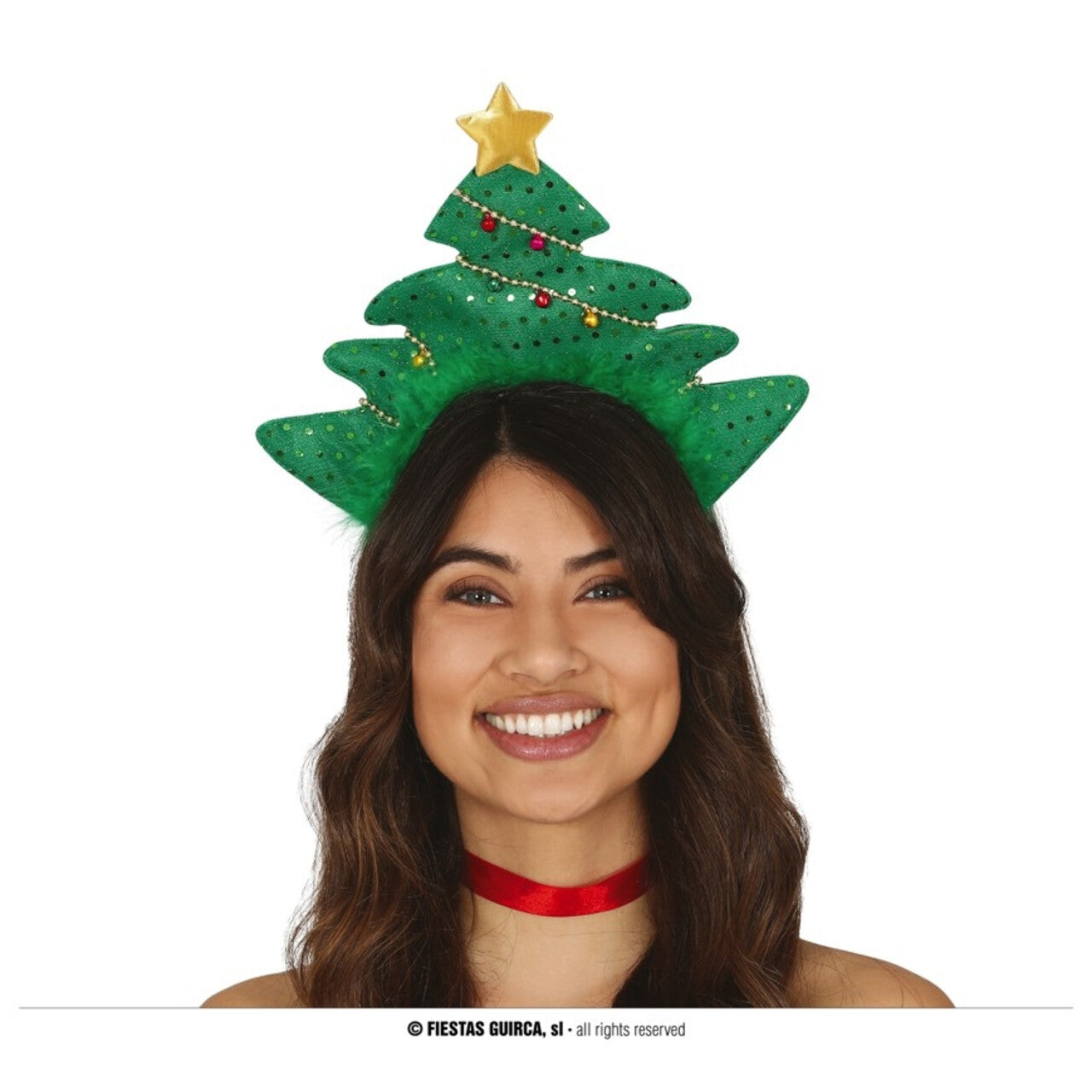 Op deze afbeelding zie je een Accessoires, van het merk Guirma. Mooiste Kerstboom Van Het Feest Diadeem