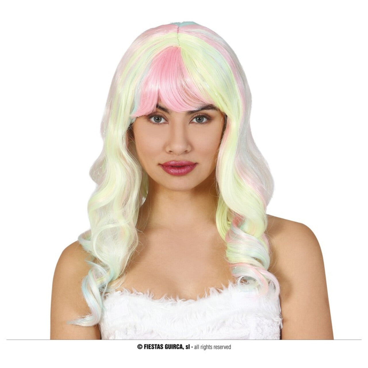 Op deze afbeelding zie je een Accessoires, van het merk Guirca. Manen Als Een Eenhoorn Pruik