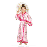 Op deze afbeelding zie je een Kostuums, van het merk Guirca. Roze Stijlvolle Kimono Meisje Kostuum
