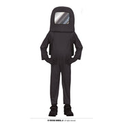 Op deze afbeelding zie je een Kostuums, van het merk Guirca. Sus Looking Grijze Space Invader Onder Ons Among Us Astronaut Kind Kostuum