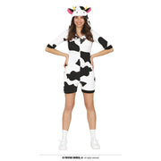 Op deze afbeelding zie je een Kostuums, van het merk Guirca. Boe De Koe Korte Jumpsuit Vrouw Kostuum