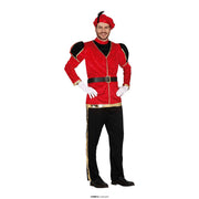 Op deze afbeelding zie je een Kostuums, van het merk Guirma. Middeleeuwse Hoofd Piet Man Kostuum