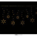Licht Festijn Gordijn 12 Sneeuwvlokken Warm 138 Led
