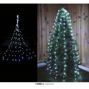 Op deze afbeelding zie je een Decoratie, van het merk Guirma. Kerstverlichting 200 Led White 8 F