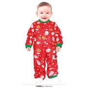 Op deze afbeelding zie je een Kostuums, van het merk Guirma. Santa Baby Jolly Jumpsuit Kind Kostuum
