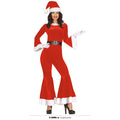 Funky Santa Claus Vrouw Kostuum