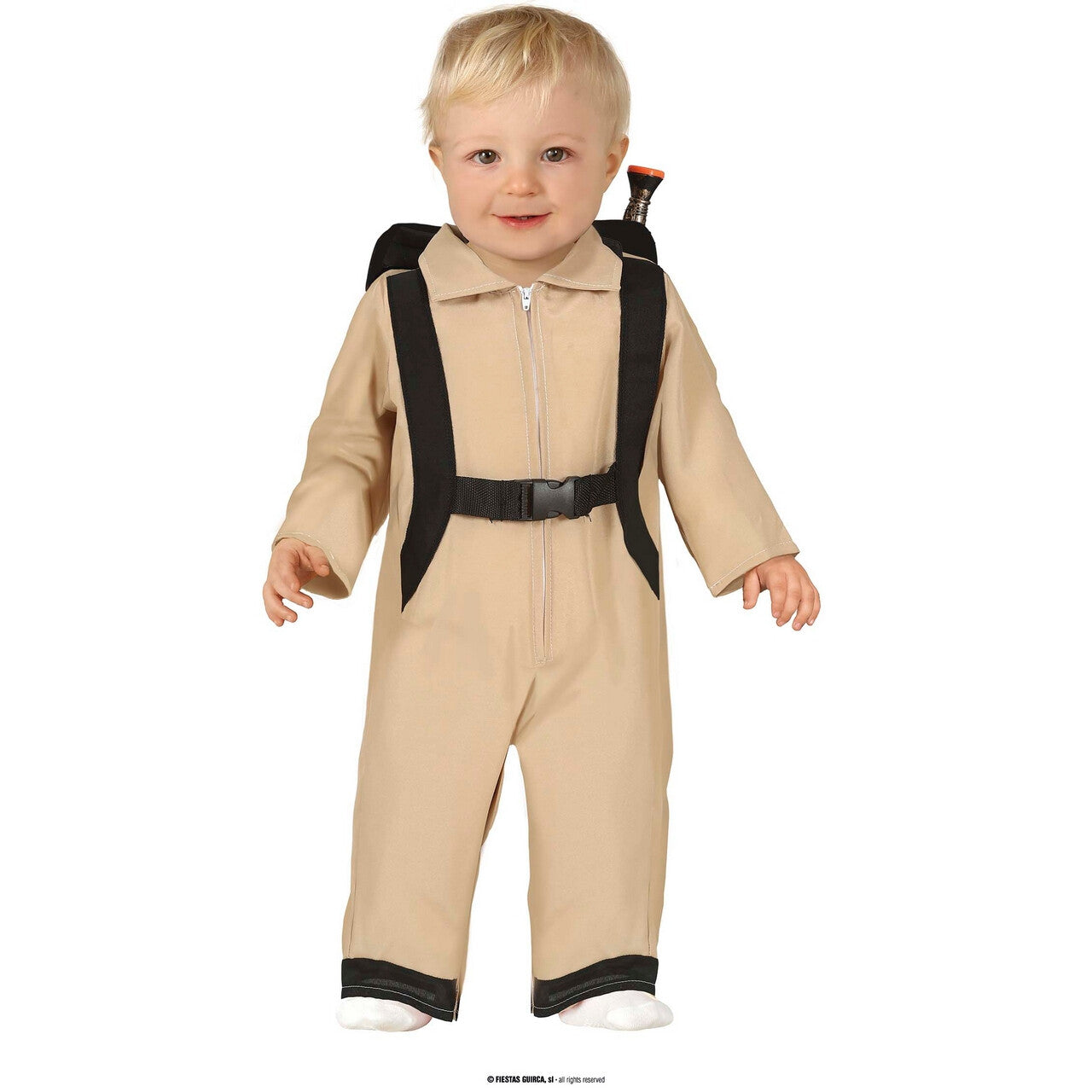 Op deze afbeelding zie je een Kostuums, van het merk Guirca. Geestverjager Egon Kind Kostuum