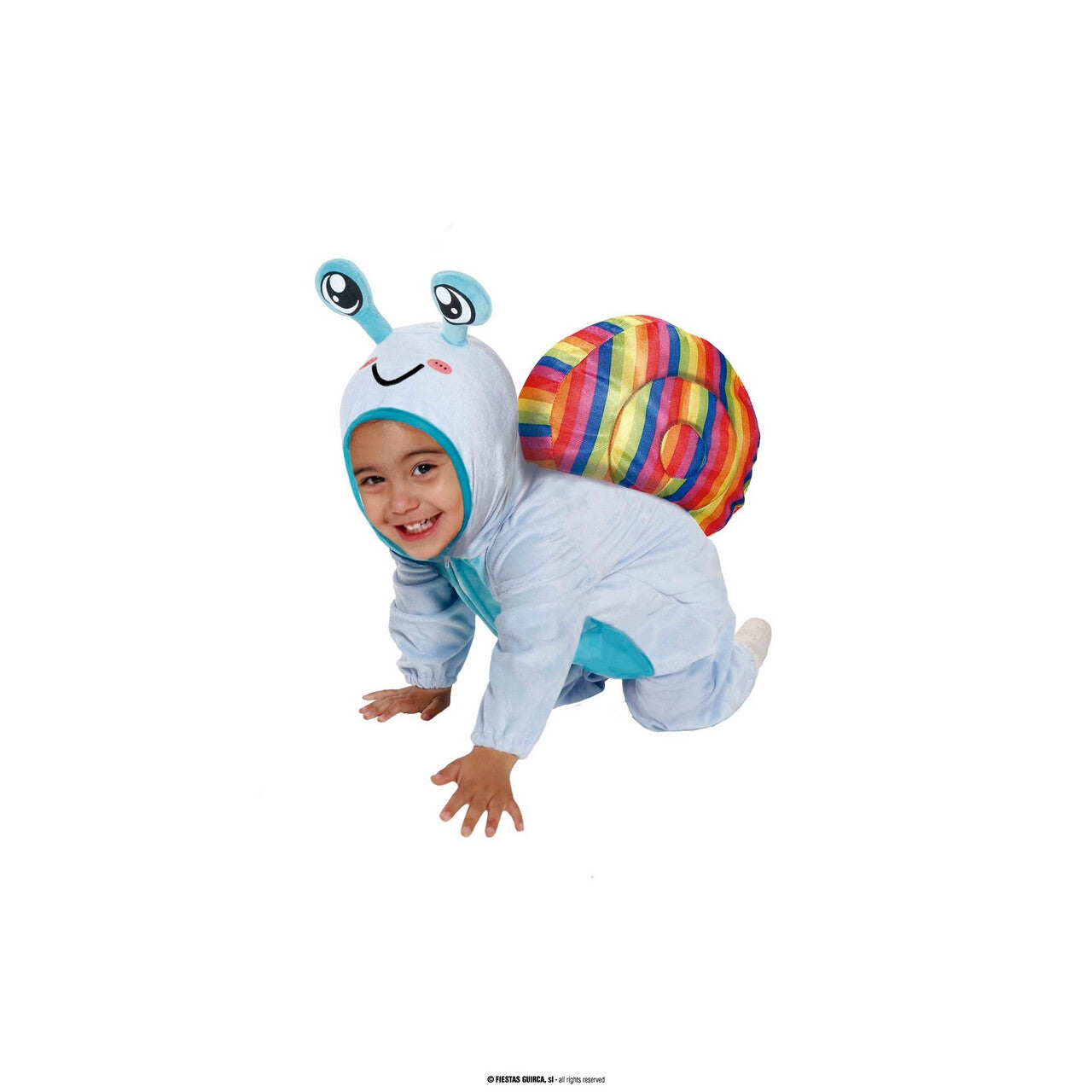 Op deze afbeelding zie je een Kostuums, van het merk Guirca. Slakkalaka Baby Slak Kind Kostuum
