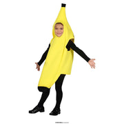 Op deze afbeelding zie je een Kostuums, van het merk Guirca. Geinige Daan Banaan Kind Kostuum