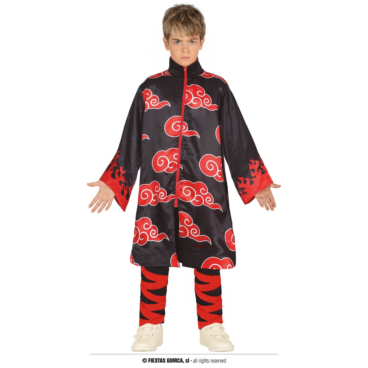 Op deze afbeelding zie je een Kostuums, van het merk Guirca. Akatsuki Ninja Jongen Kostuum