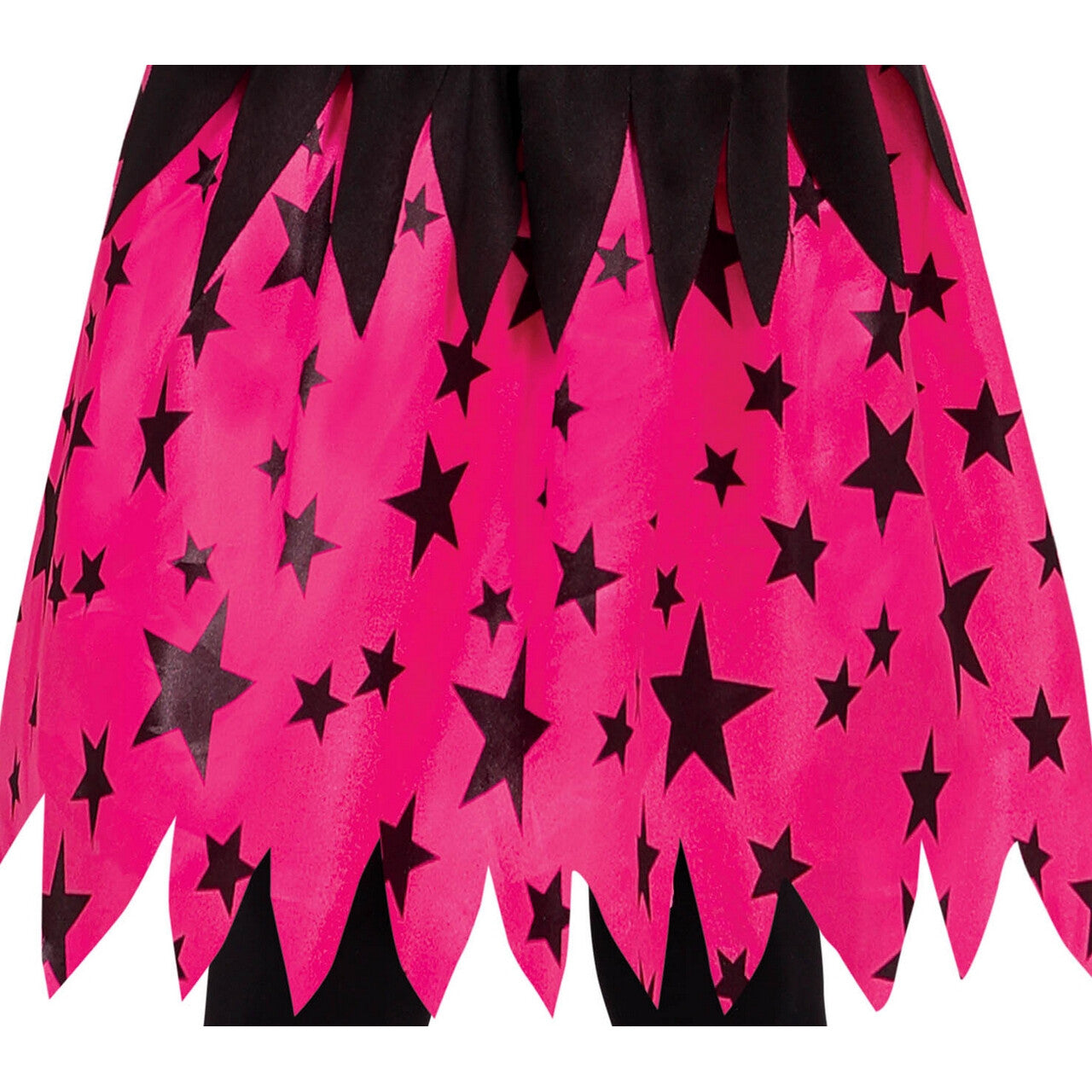 Op deze afbeelding zie je een Kostuums, van het merk Guirca. Roze Star Witch Rockadelia Meisje Kostuum
