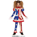 Gemene USA Horror Clown Meisje Kostuum