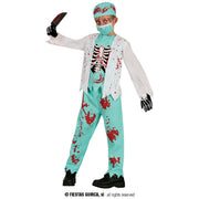 Op deze afbeelding zie je een Kostuums, van het merk Guirca. Dol Op Bloed Zombie Chirurg Kind Kostuum