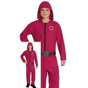 Op deze afbeelding zie je een Kostuums, van het merk Guirca. Pink Gamer Squish Game Kostuum