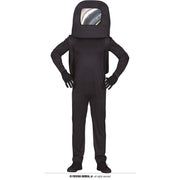 Op deze afbeelding zie je een Kostuums, van het merk Guirca. Zwarte Astronaut Van Het Gamer Universum Kostuum