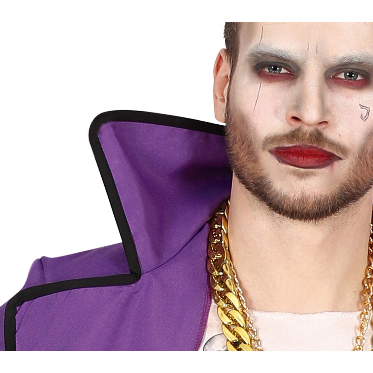 Op deze afbeelding zie je een Kostuums, van het merk Guirca. Knotsgekke Doorgedraaide Bad Guy Man Kostuum