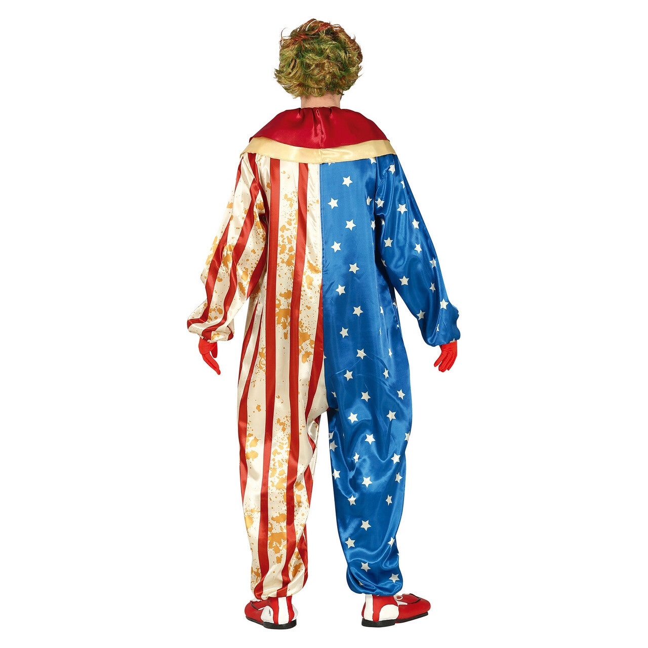 Op deze afbeelding zie je een Kostuums, van het merk Guirca. Unhappy USA Clown Kostuum