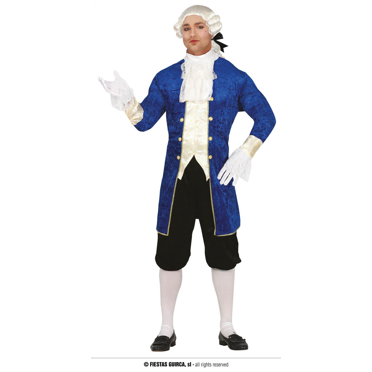 Op deze afbeelding zie je een Kostuums, van het merk Guirca. Deftige Edele Markies Sir Richard Man Kostuum
