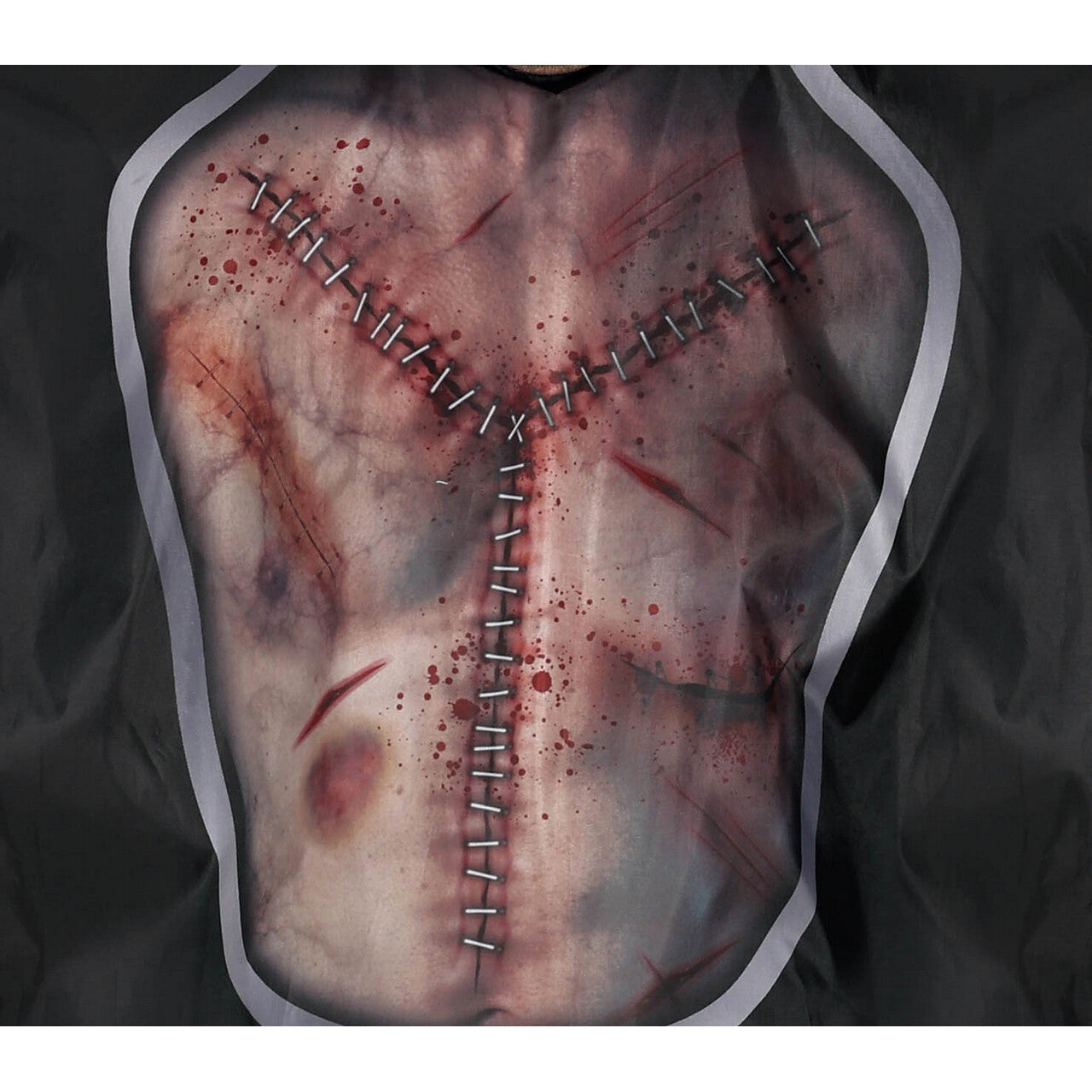 Op deze afbeelding zie je een Kostuums, van het merk Guirca. Opengeritste Body Bag Man Kostuum