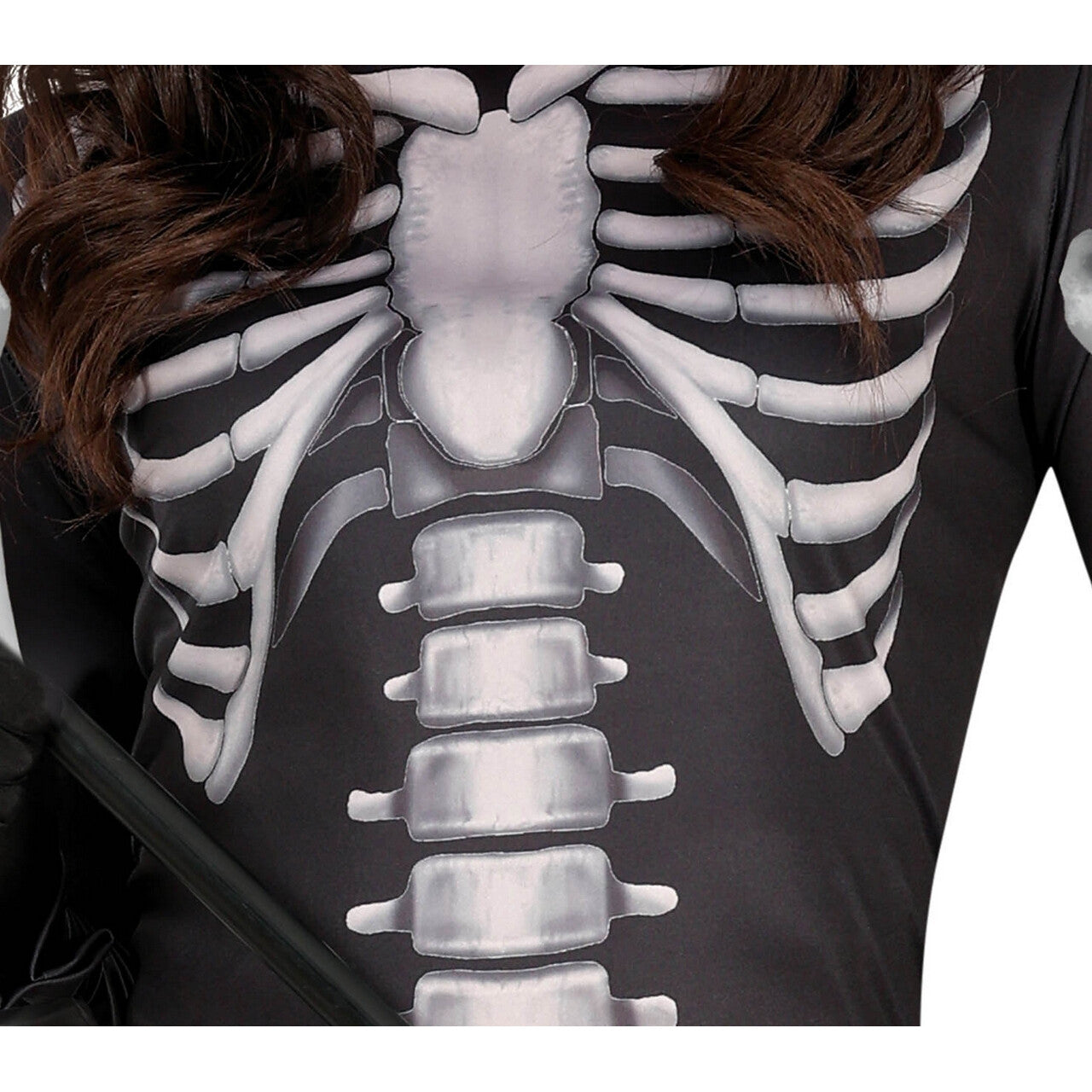 Op deze afbeelding zie je een Kostuums, van het merk Guirca. Opgestaan Uit De Dood Skelet Vrouw Kostuum