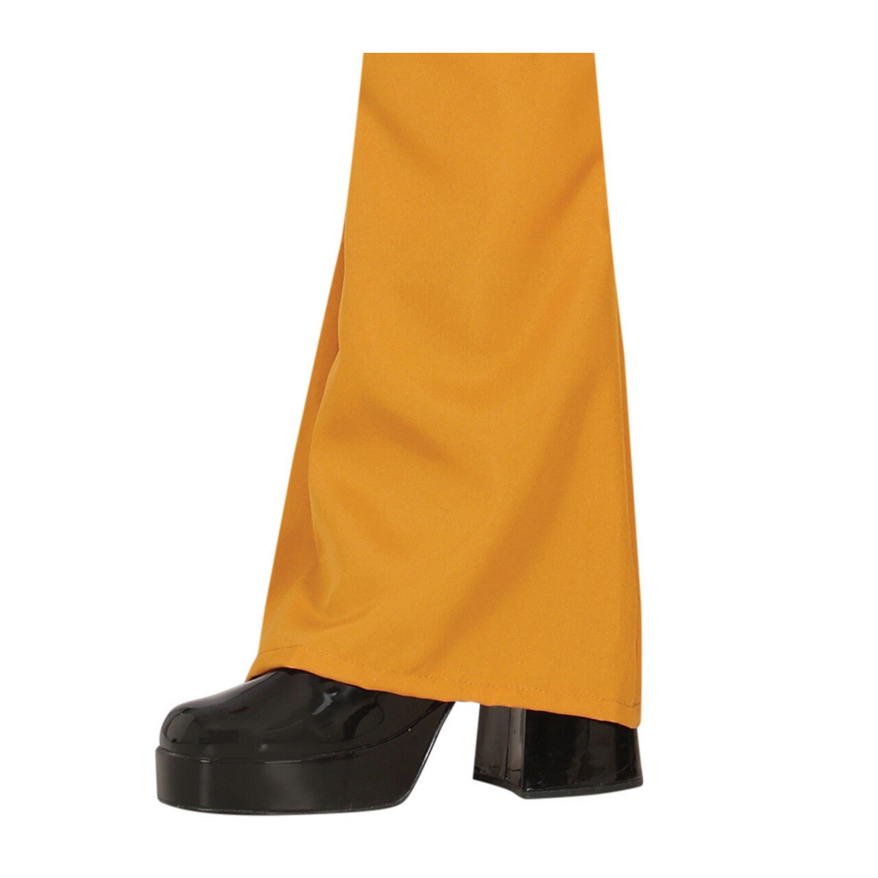 Op deze afbeelding zie je een Kostuums, van het merk Guirca. Disco Jaren 70 Justin De Orange Man Kostuum