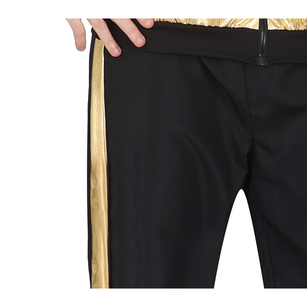 Op deze afbeelding zie je een Kostuums, van het merk Guirca. Golden Race Tracksuit Man Kostuum