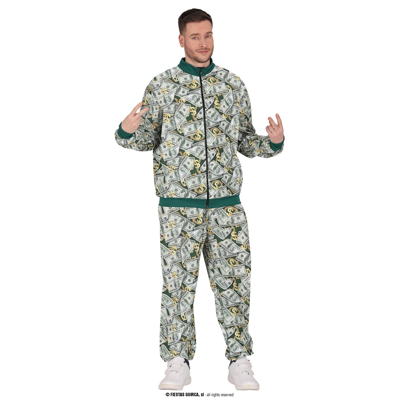 Op deze afbeelding zie je een Kostuums, van het merk Guirca. Sjonnie Cash Tracksuit Man Kostuum