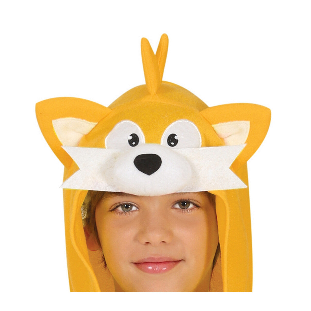 Op deze afbeelding zie je een Kostuums, van het merk Guirca. Mega Snelle Miles Prower Kind Kostuum